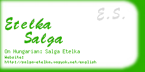 etelka salga business card